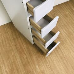 【新品】 ☆鏡面すきま収納庫☆の画像