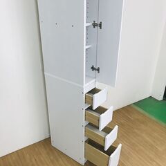 【新品】 ☆鏡面すきま収納庫☆の画像