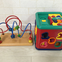 知育玩具セット　ルーピング　パズルボックス　チャイルドフレンド