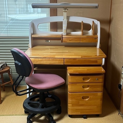 【早い者勝ち】学習机3点セット