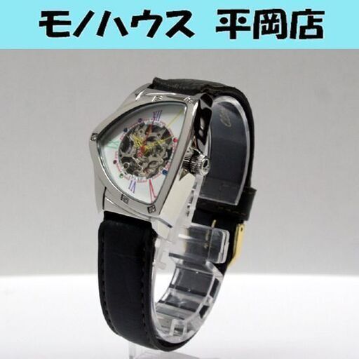 動作品 COGU ITALY 自動巻腕時計 3針 オープンハート 裏スケ オマージュ ベンチュラタイプ レディース 札幌市 清田区 平岡 Ｔ