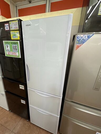 HITACHI 日立315L 冷蔵庫R-S32JV2019年製ガラストップ1750