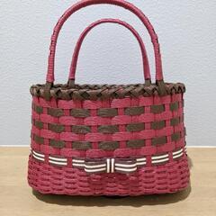 クラフトテープ かごバッグ ハンドメイド