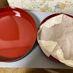 丸い2段重箱(値下げしました)の画像