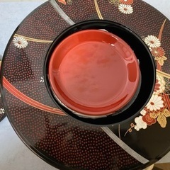 丸い2段重箱(値下げしました)の画像