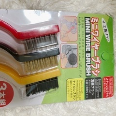 新品 プラ柄ミニワイヤーブラシ3P サビ落とし 掃除ブラシ の画像