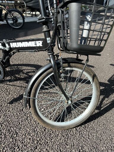 【都内】 折りたたみ電動アシスト自転車「HUMMER(ハマー)」20インチ