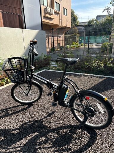 【都内】 折りたたみ電動アシスト自転車「HUMMER(ハマー)」20インチ中野区の電動アシスト自転車
