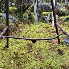 鉄製　脚立　古物　②の画像