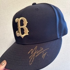 【未使用】山岡泰輔 サイン入りキャップ