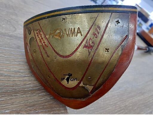 希少品!!【HONMA XG-525 パークゴルフクラブ 右打ち用】全長約85cm パーシモンヘッド ARMRO Precision 