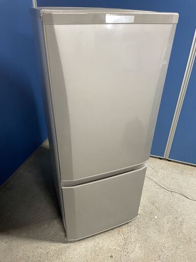 【美品】MITSUBISHI 2ドア冷蔵庫 MR-P15Z-S 2016年製 通電確認済み 格安 早い者勝ち 引取歓迎 配送OK