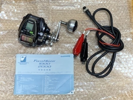 竿付き！電動リール SHIMANO Force Master 2000