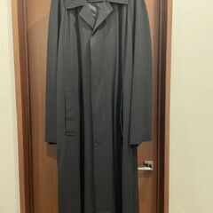 ロングコート　ヨウジヤマモト　薄手生地　黒