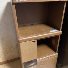 ㉙【引渡予定者決定済】米びつ付きレンジ台