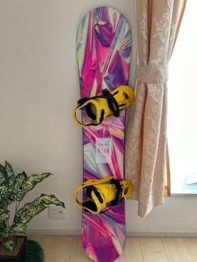 新品未使用スノーボード 板 ビンディング付き