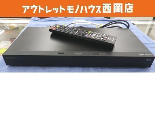 アクオス 1TB ブルーレイディスクレコーダー 2B-C10CW1 ダブルチューナー 2020年製 ブラック 西岡店