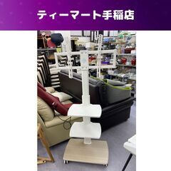終 テレビスタンド 棚付き 約W800×D350×H1080mm ブラック 24e菊MZ