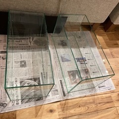 お取引中🌟45センチ水槽２つ🐠蓋とマット1つ付きの画像