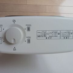 アラジン　遠赤グラファイトヒーター　AEH-G100B ホワイト  2022年製の画像