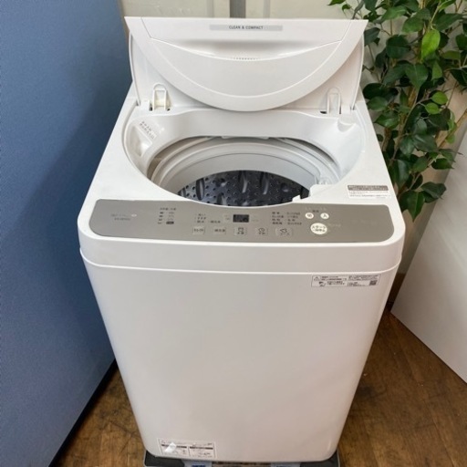 I670 ?  2022年製♪ SHARP 洗濯機 （5.5㎏） ⭐ 動作確認済 ⭐ クリーニング済
