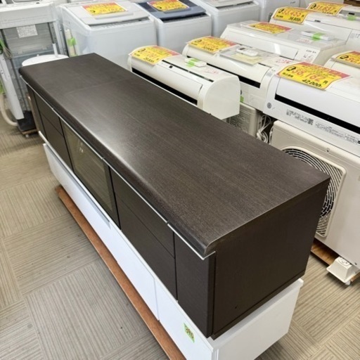 【美品‼️】ニトリ 165cm幅ローボード テレビ台 収納家具 木目調ダークブラウン♪
