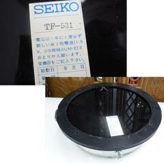 SEIKO トランジスタクロック TF-531 壁掛時計 バス 船舶時計 動作品 セイコー 札幌市の画像