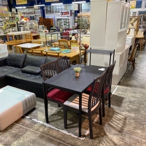 《目玉品》ダイニング5点セット　IKEA イケア　机　デスク　desk 椅子