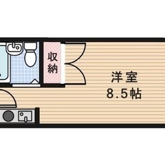 No.411🔥初期費用火災保険のみ🔥大阪市内 ワンルーム