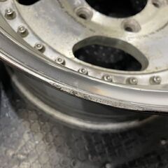 Weds MADMASTER ウェッズ マッドマスター 社外ホイール 15インチ 4本 7J6HPCD139.7-14 深リム　(VHH401)の画像