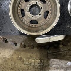 Weds MADMASTER ウェッズ マッドマスター 社外ホイール 15インチ 4本 7J6HPCD139.7-14 深リム　(VHH401)の画像