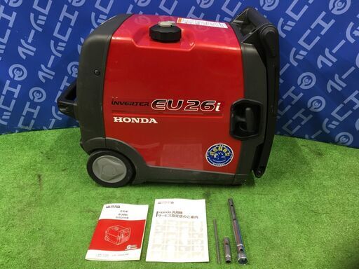 【エコツール 知立店】☆HONDA/ホンダ 2.6kVAインバータ発電機 EU26i   ITNA84EGQHM2【愛知県/知立市/工具】