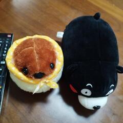 くまモンお届けカラスぬいぐるみの画像