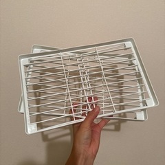 3点セット 積み重ね整理棚32×20×16.5cmの画像