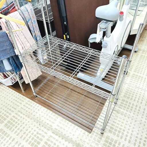 9/25【訳アリ品】メタルラック 3段 収納 スチールラック 家具