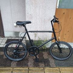 20吋 ミニベロ(小径車) 7speed/ブラック