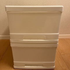 収納ケース　白✖️2 