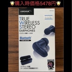 【購入時価格5478円】ワイヤレスイヤフォン