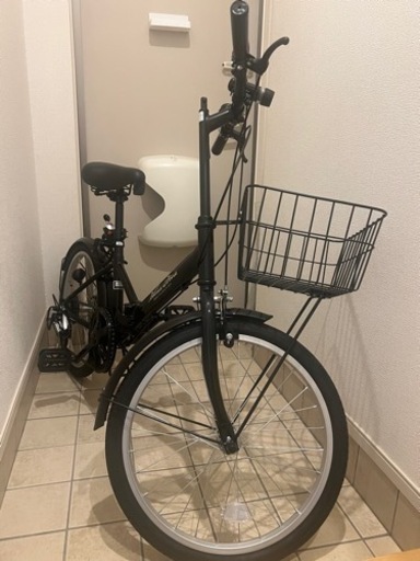 【引き渡し決定しました！】美品折りたたみ自転車(ブラック) 20インチ