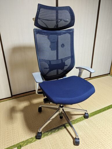 【中古】【2017年製】バロンチェア オカムラ / okamura 肘付ハイバックチェア