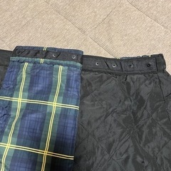 キルティング巻きスカートの画像