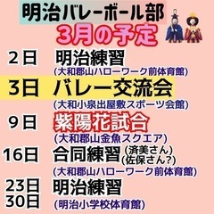 一緒にバレーボールしましょう