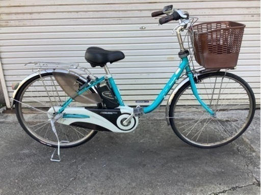 320  パナソニック新機種電動アシスト自転車vivi DX26インチ　ブルーボディー