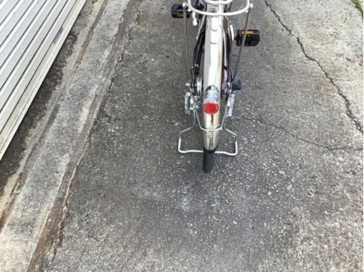 321  パナソニック最新機種電動アシスト自転車vivi26インチパープルボディー