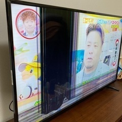 REGZA 43型TOSHIBA 【液晶割れ】の画像