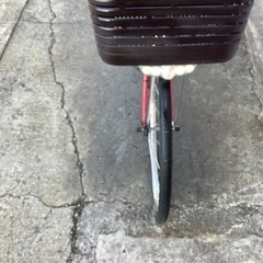 322 パナソニック最新機種電動アシスト自転車vivi26インチレッドボディー