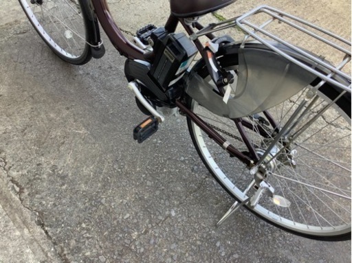 327  ヤマハ最新機種電動アシスト自転車pasnatura26インチ　ブラウンアルミ