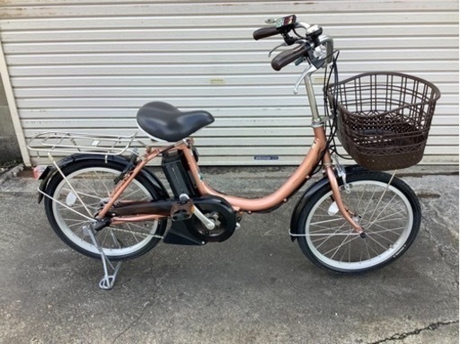 328  ブリヂストン最新機種電動アシスト自転車アシスタ20インチオレンジ？アルミボディー