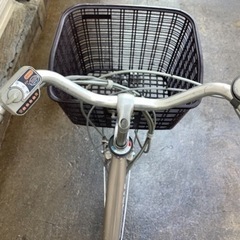 333 ヤマハ電動アシスト自転車pas26インチ シルバーアルミボディー