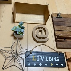 ✨お部屋のインテリアに❤️✨ウッド調インテリア家具　おまとめセットの画像